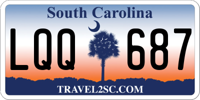 SC license plate LQQ687