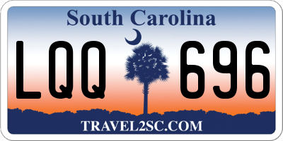 SC license plate LQQ696