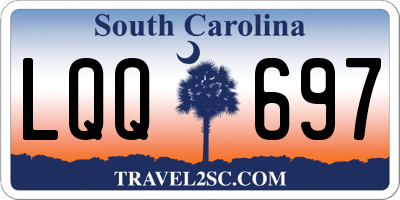 SC license plate LQQ697