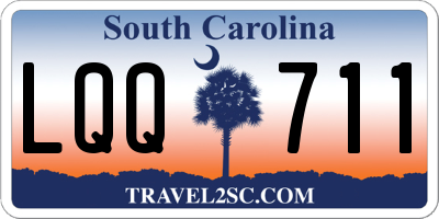 SC license plate LQQ711
