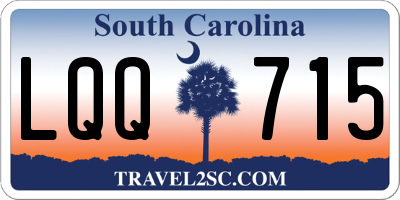 SC license plate LQQ715