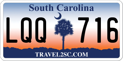 SC license plate LQQ716