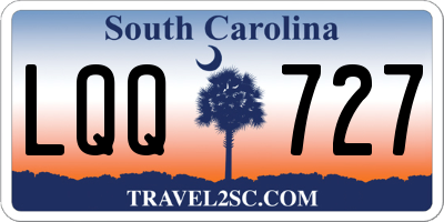 SC license plate LQQ727