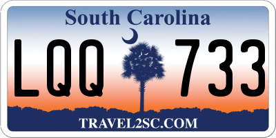 SC license plate LQQ733