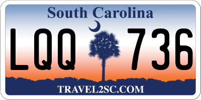 SC license plate LQQ736