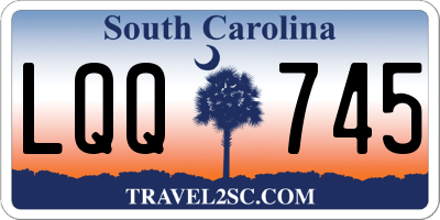 SC license plate LQQ745