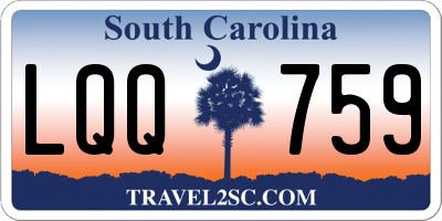 SC license plate LQQ759