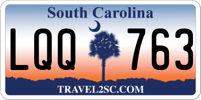SC license plate LQQ763