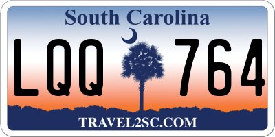 SC license plate LQQ764