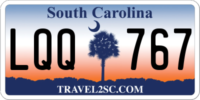 SC license plate LQQ767