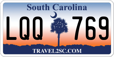 SC license plate LQQ769