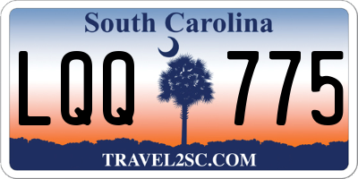 SC license plate LQQ775