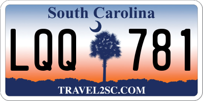 SC license plate LQQ781