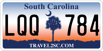 SC license plate LQQ784