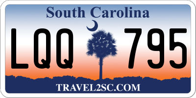 SC license plate LQQ795