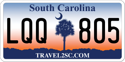 SC license plate LQQ805