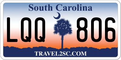 SC license plate LQQ806