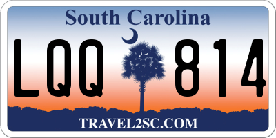 SC license plate LQQ814