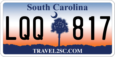 SC license plate LQQ817