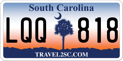 SC license plate LQQ818