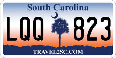 SC license plate LQQ823