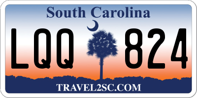 SC license plate LQQ824