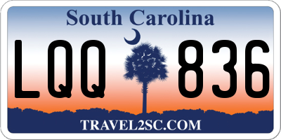 SC license plate LQQ836