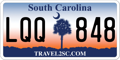 SC license plate LQQ848