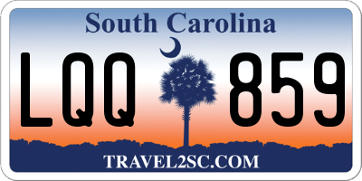 SC license plate LQQ859