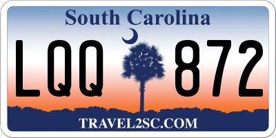 SC license plate LQQ872