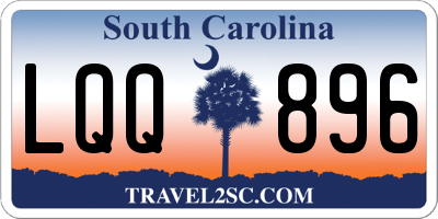 SC license plate LQQ896