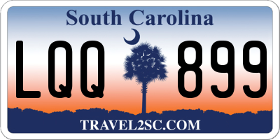 SC license plate LQQ899
