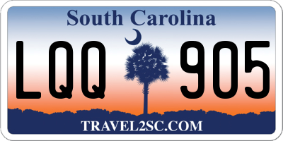 SC license plate LQQ905