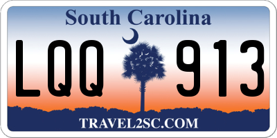 SC license plate LQQ913