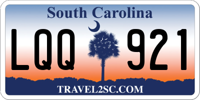 SC license plate LQQ921