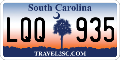 SC license plate LQQ935