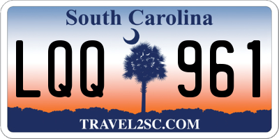 SC license plate LQQ961