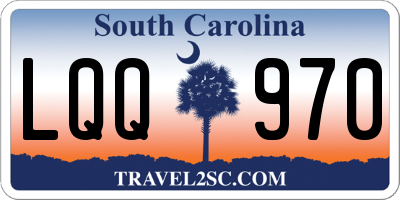 SC license plate LQQ970