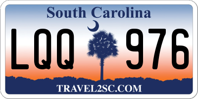 SC license plate LQQ976