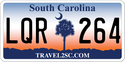 SC license plate LQR264
