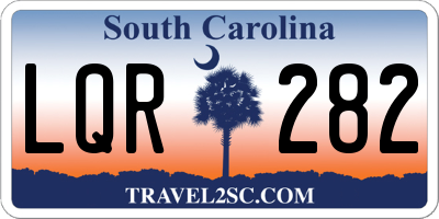 SC license plate LQR282