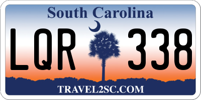 SC license plate LQR338