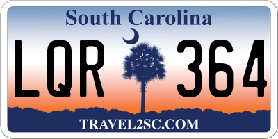 SC license plate LQR364