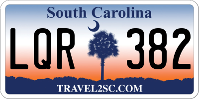 SC license plate LQR382