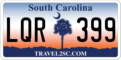 SC license plate LQR399