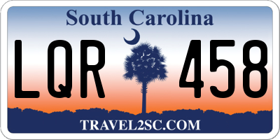 SC license plate LQR458