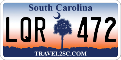 SC license plate LQR472