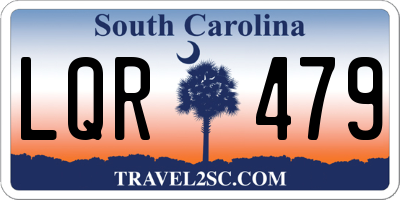 SC license plate LQR479
