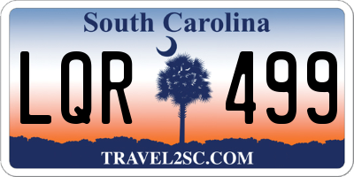 SC license plate LQR499