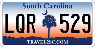 SC license plate LQR529